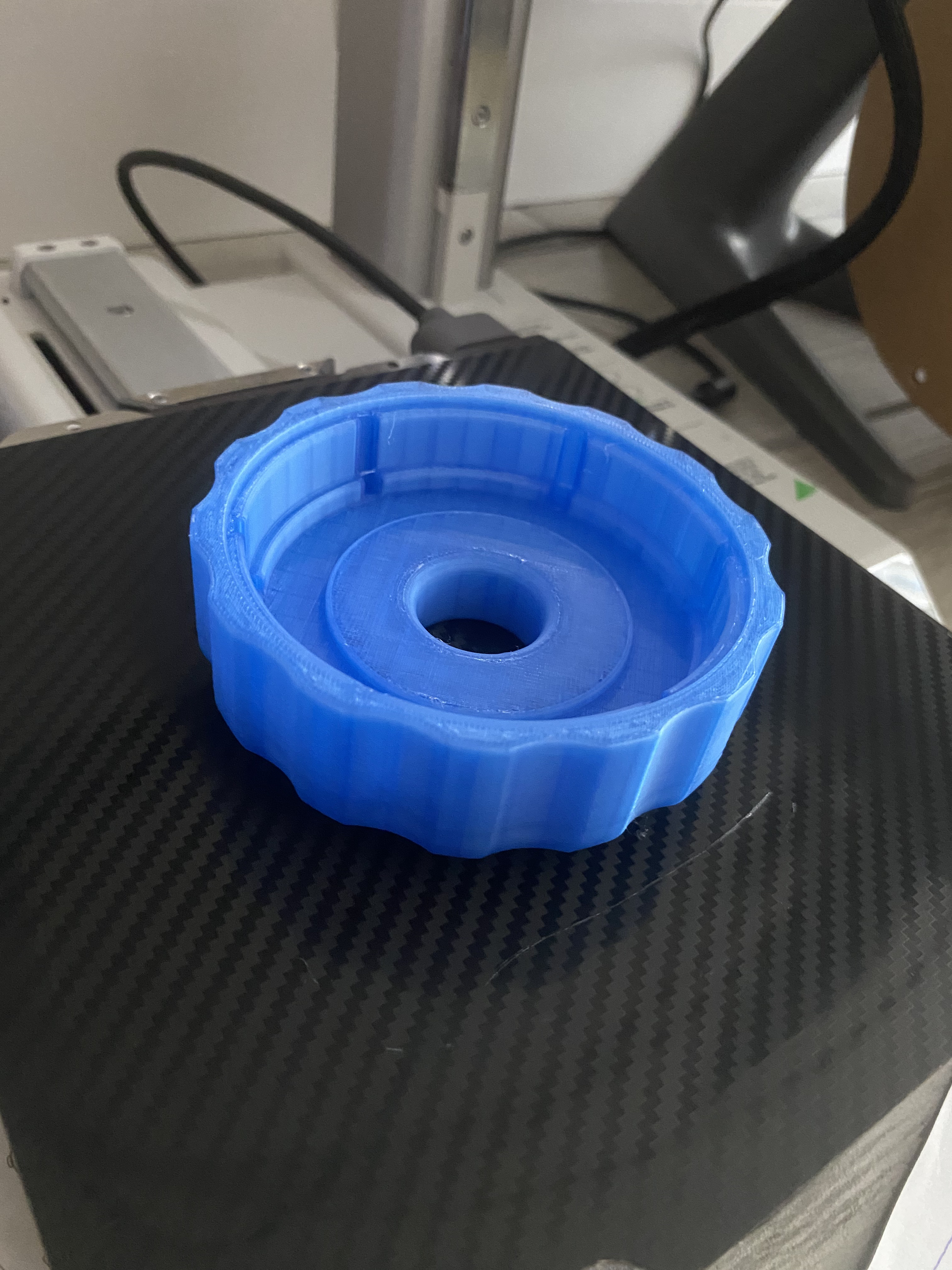 Chlorine jug lid opening aid by itself